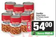 Spar Savemor Baked Beans In Tomato Sauce-For 6 x 410g offer