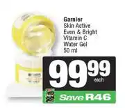 Spar Garnier Skin Active Even & Bright Vitamin C Water Gel-50ml offer