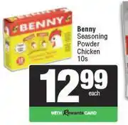 Spar Benny Seasoning Powder Chicken-10s offer
