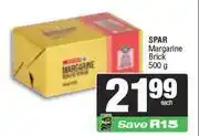 Spar Spar Margarine Brick-500g offer