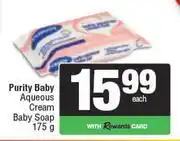 Spar Purity Baby Aqueous Cream Baby Soap-175g offer