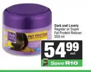 Spar Dark & Lovely Regular Or Super Fat Protein Relaxer-250ml offer