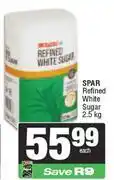 Spar Spar Refined White Sugar-2.5Kg offer