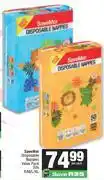 Spar SaveMor Disposable Nappies Value Pack S/M/L/XL-50s Per Pack offer