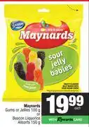 Spar Maynards Gums Or Jellies 100g Or Beacon Liquorice Allsorts 150g-Each offer