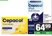 Spar Cepacol Cough Syrup 100ml Or Lozenges 24s-Each offer