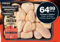 Checkers Farmer's Choice Fresh Chicken Braai Pack offer