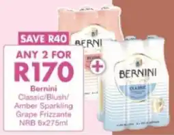 President Hyper Bernini Classic/ Blush/ Amber Sparkling Grape Frizzante NRB offer