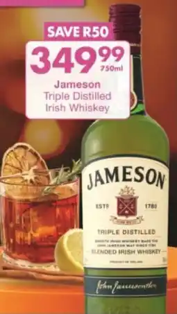 President Hyper Jameson Triple Distilled Irish Whiskey offer