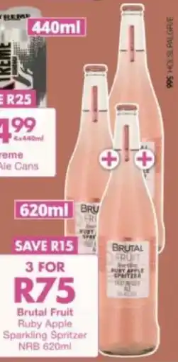 President Hyper Brutal Fruit Ruby Apple Sparkling Spritzer NRB offer