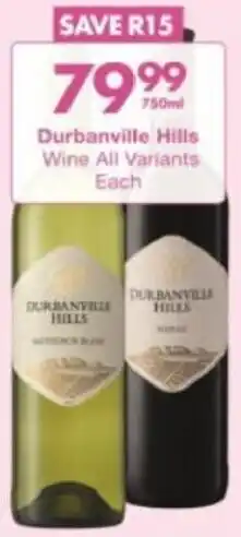 President Hyper Durbanville Hills Wine All Variants offer
