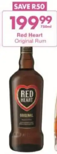 President Hyper Red Heart Original Rum offer