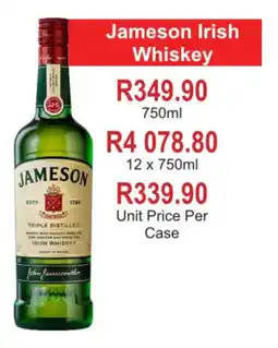 Johnny's Liquor Hypermarket Jameson Irish Whiskey offer