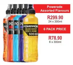 Johnny's Liquor Hypermarket Powerade Assorted Flavours offer