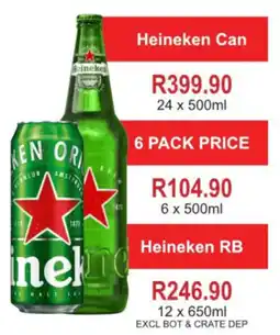 Johnny's Liquor Hypermarket Heineken Can offer