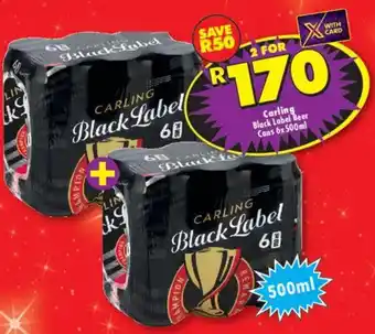 Shoprite Liquor Carling Black Label Beer Cans offer