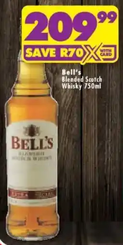 Shoprite Liquor Bell's Blended Scotch Whisky offer