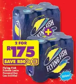 Shoprite Liquor Flying Fish Premium Lemon Flavoured Beer Cans offer