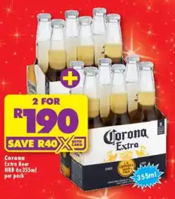 Shoprite Liquor Corona Extra Beer NRB offer