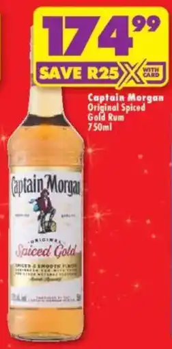 Shoprite Liquor Captain Morgan Original Spiced Gold Rum offer