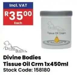 Africa Cash and Carry Divine Bodies Tissue Oil Cream offer