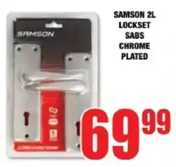 Boxer Build Samson 2l lockset sabs chrome plated offer