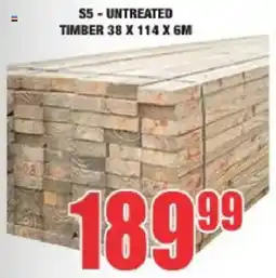 Boxer Build S5-untreated timber offer