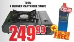 Boxer Build Τοtai 1 burner cartridge stove offer