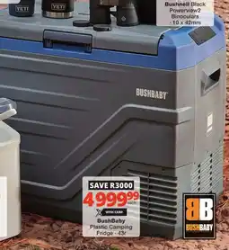 Checkers BushBaby Plastic Camping Fridge offer
