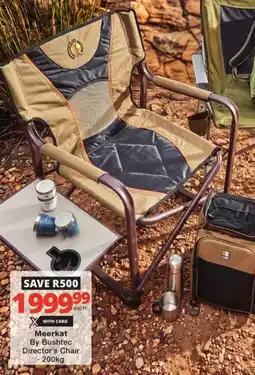 Checkers Meerkat By Bushtec Director's Chair offer