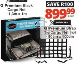 Checkers Q Premium Strap Tie Cargo Net 4x4 offer