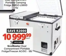 Checkers SnoMaster Dual Compartment Portable Fridge/ Freezer offer