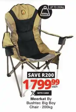 Checkers Meerkat By Bushtec Big Boy Chair offer