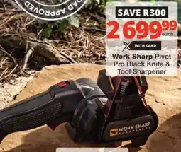 Checkers Work Sharp Pivot Pro Black Knife & Tool Sharpener offer