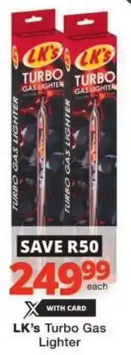 Checkers LK's Turbo Gas Lighter offer