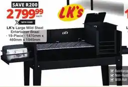 Checkers LK's Large Mild Steel Entertainer Braai offer