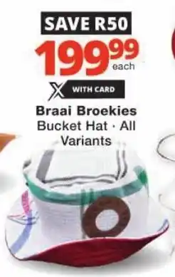 Checkers Braai Broekies Bucket Hat offer