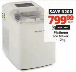 Checkers Platinum Ice Maker offer
