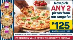 Pick n Pay Pizzas offer