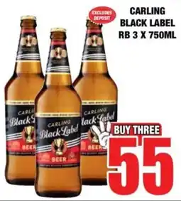 Boxer Carling black label rb offer