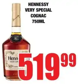 Boxer Hennessy very special cognac offer