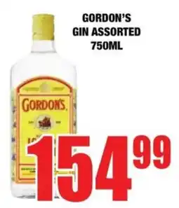 Boxer Gordon's gin assorted offer