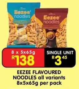 Shoprite Eezee flavoured noodles offer