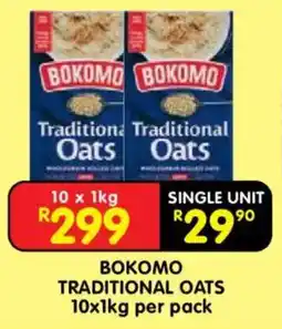 Shoprite Bokomo traditional oats offer