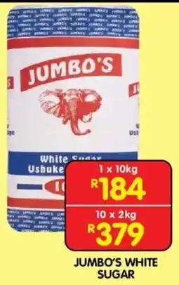 Shoprite Jumbo's white sugar offer