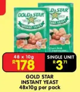 Shoprite Gold star instant yeast offer