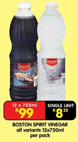 Shoprite Boston spirit vinegar offer