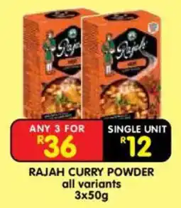 Shoprite Rajah curry powder offer