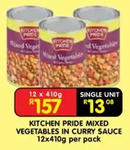 Shoprite Kitchen pride mixed vegetables in curry sauce offer