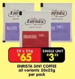 Shoprite Enrista 3in1 coffee offer